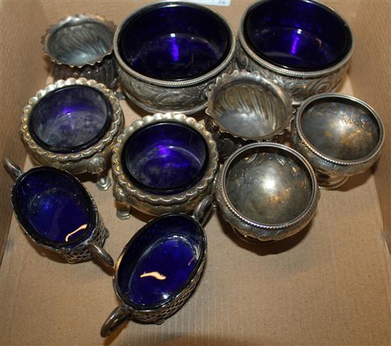 5 pairs of silver salts
